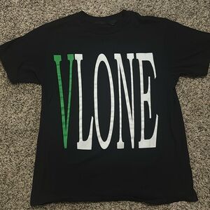 Men’s black and green medium VLone shirt cotton